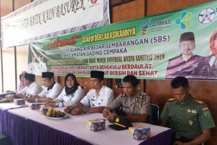 Pemkot Bengkulu kembali menggelar deklarasi Stop Buang Air Besar Sembarangan