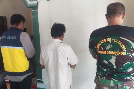 Satgas TMMD Tetap Jalankan Shalat 5 Waktu