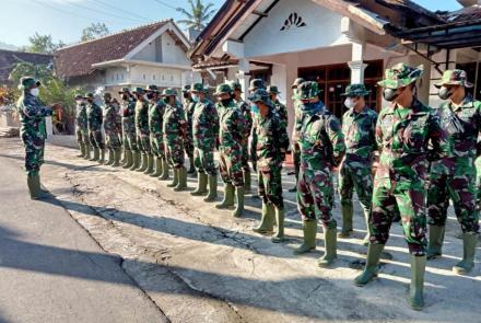 Satgas TMMD 112, Apel Pagi dan Doa Bersama Sebelum Beraktifitas