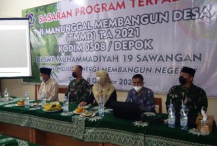 Pimpinan Cabang Muhammadiyah Sawangan Nilai TMMD Langkah Bagus
