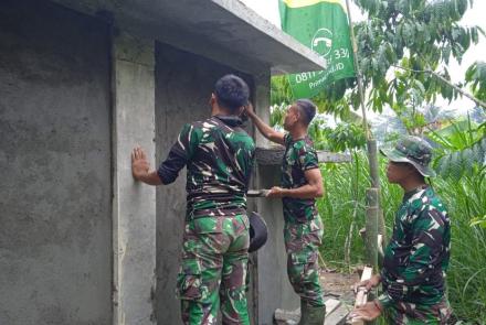 Acian Kejar Tayang Satgsa TMMD 112 Kodim 0818