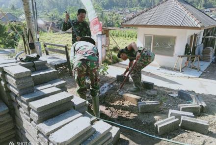Batako Bahan Matrial TMMD 112 Kodim 0818