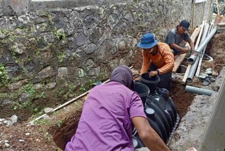 Sepitank Bio Filter Bagi Warga Tulungrejo