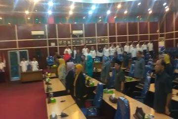 Paripurna Mendengarkan Jawaban Walikota Bengkulu Terhadap Pandangan Umum Fraksi-Fraksi