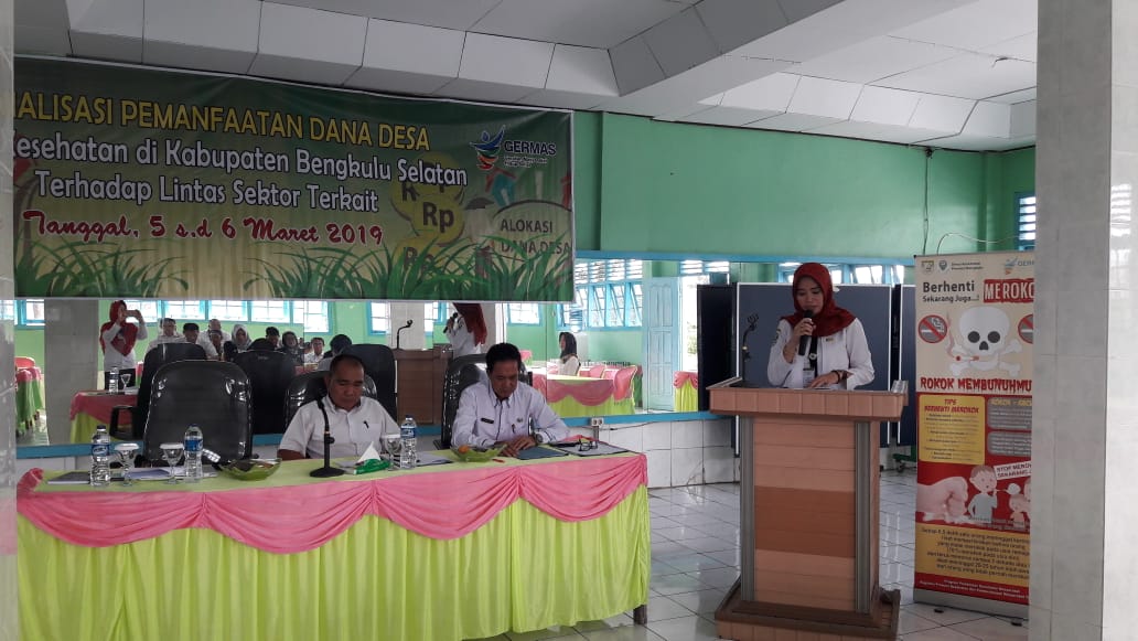 Pertemuan Sosialisasi Dinas Kesehatan Provinsi Pemanfaatan Dana Desa Untuk Kesehatan