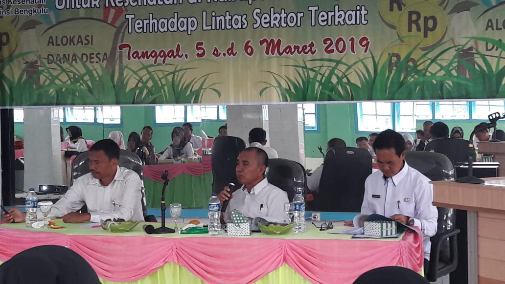 Pertemuan Sosialisasi Dinas Kesehatan Provinsi Pemanfaatan Dana Desa Untuk Kesehatan