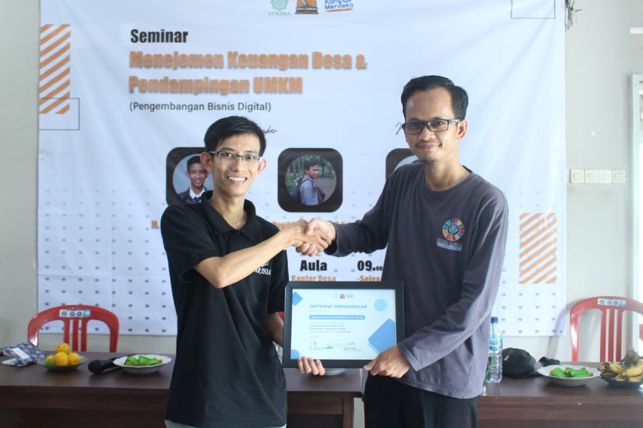 Kaprodi Akuntansi unusia SDGs Solusi Kemandirian Masyarakat Desa