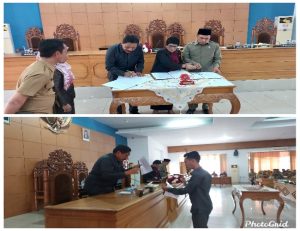 DPRD Bengkulu Utara Gelar Paripurna Pendapat Akhir Fraksi Terkait Raperda Pajak dan Retribusi Daerah