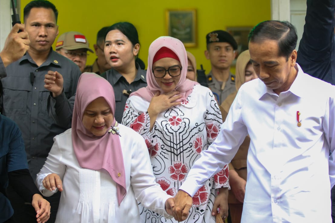 Kunjungi  Puskesmas Sri Kuncoro, Presiden Jokowi Apresiasi Bengkulu Berhasil Turunkan Angka Stunting