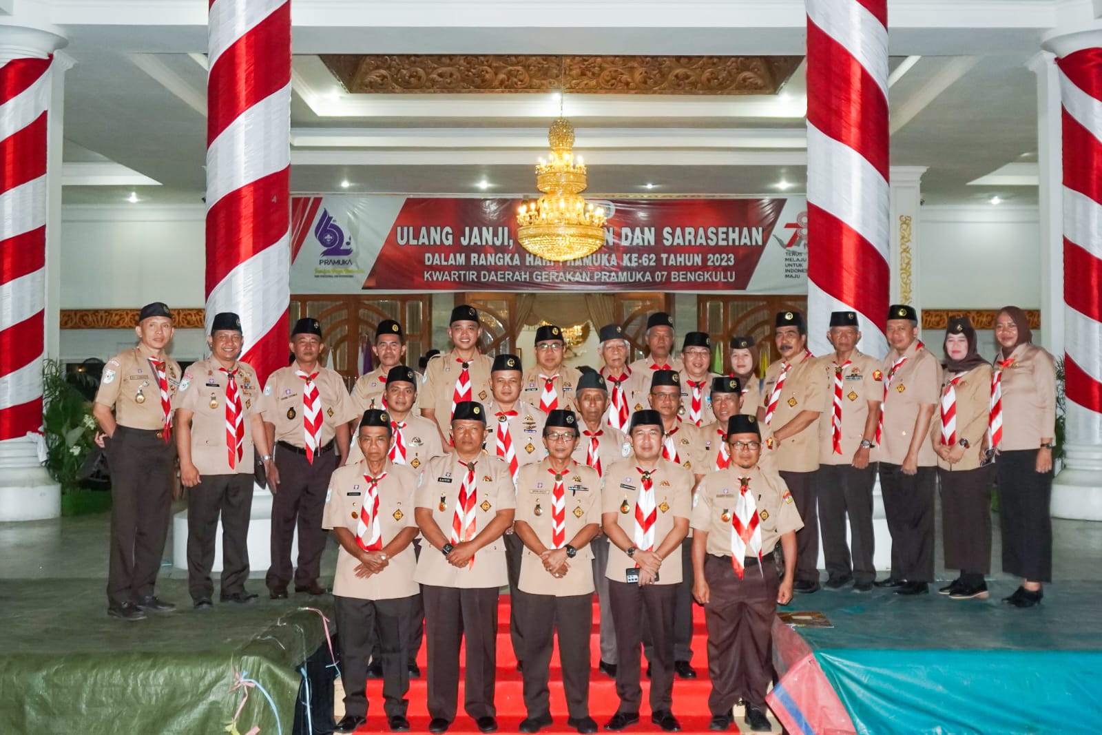 Kwarda 07 Bengkulu Gelar Renungan Suci dan Ulang Janji HUT Pramuka ke- 62