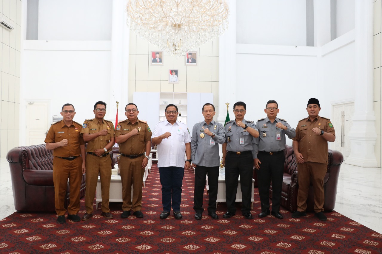 Kunjungi Wali Kota Bengkulu, Kakanwil Kemenkumham: Perkuat Penegakan Hukum dan Ham