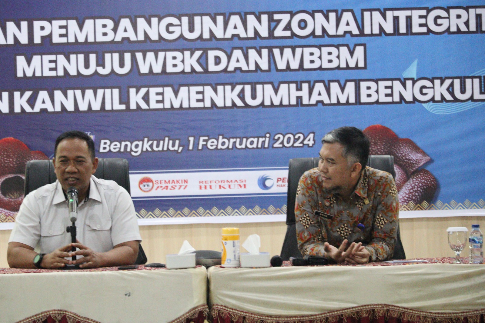 Kanwil Kemenkumham Bengkulu Gelar Penguatan dan Pendampingan Pembangunan Zona Integritas