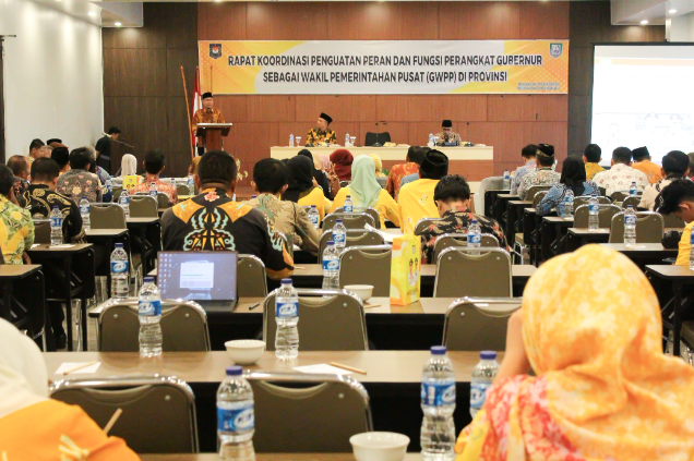 Rakor Penguatan Peran serta Fungsi Perangkat Gubernur sebagai Wakil Pemerintah Pusat