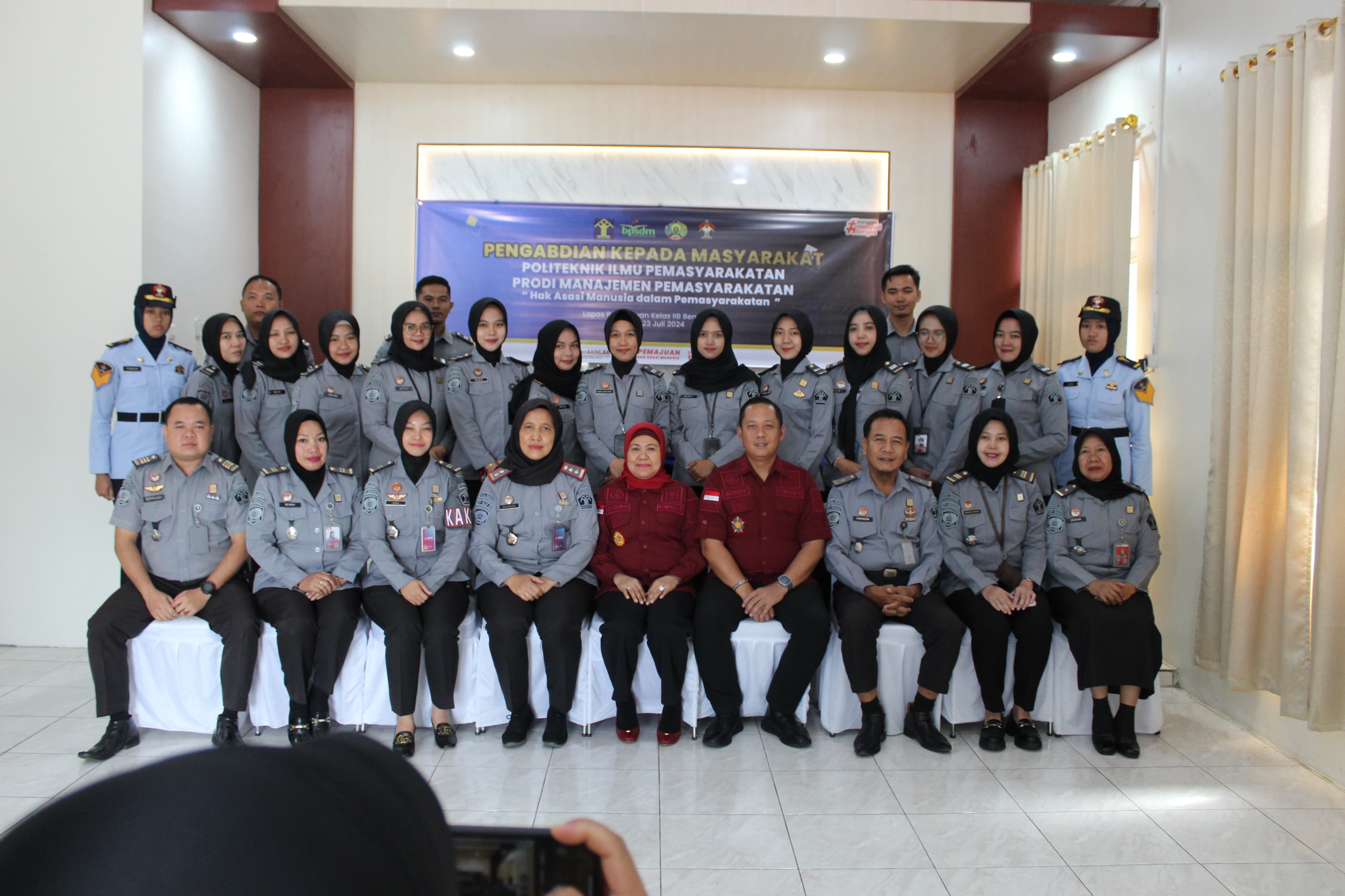 Direktur Politeknik Ilmu Pemasyarakatan Kunjungi Lembaga Pemasyarakatan Kelas IIB Bengkulu