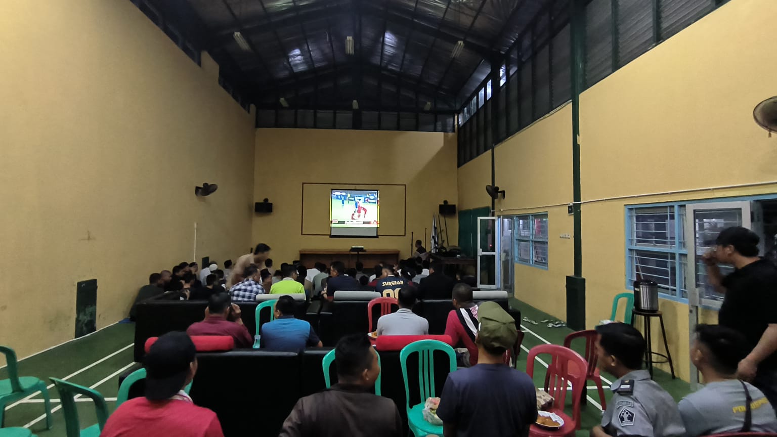  Bangkitkan Nasionalisme Anak Binaan, Kemenkumham Bengkulu Gelar Nobar Final AFF U-19 di LPKA
