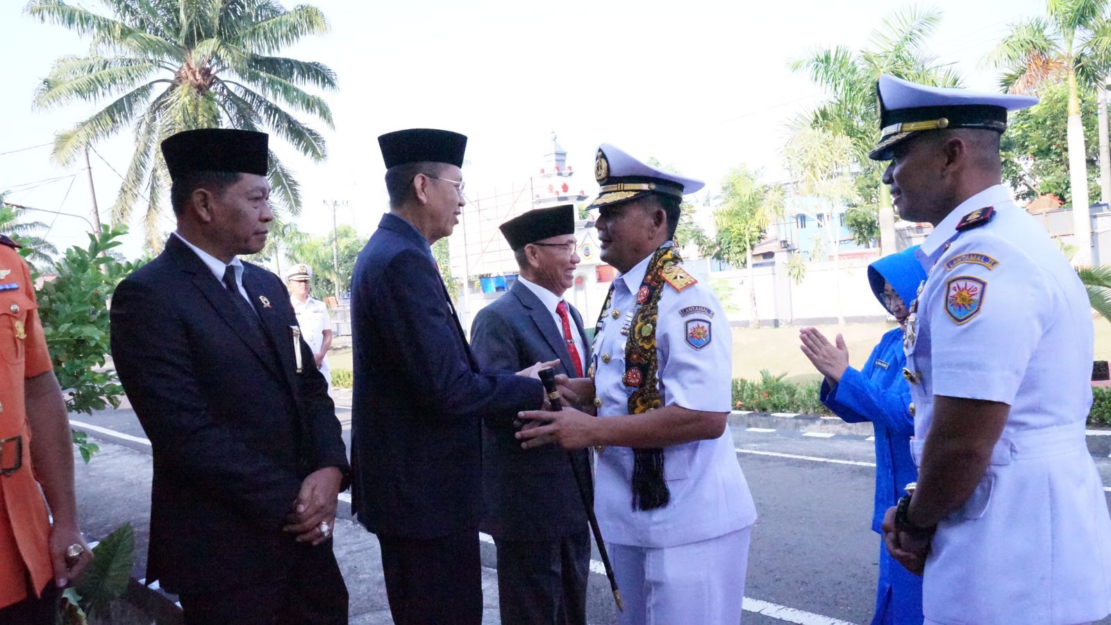 Hadiri Sertijab Komandan Lanal Bengkulu, Sekda Isnan Fajri Tekankan Sinergi Pembangunan