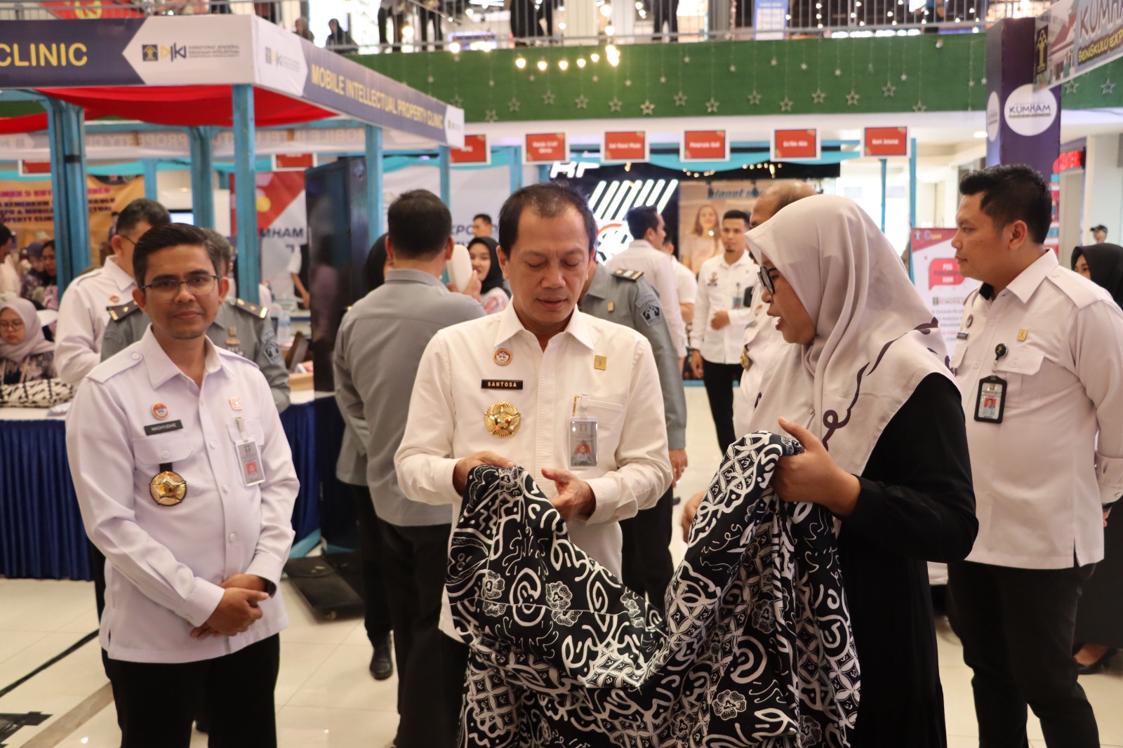 Pastikan Pelayanan Publik Optimal, Kakanwil Santosa Pantau Kumham Padek Expo 2024