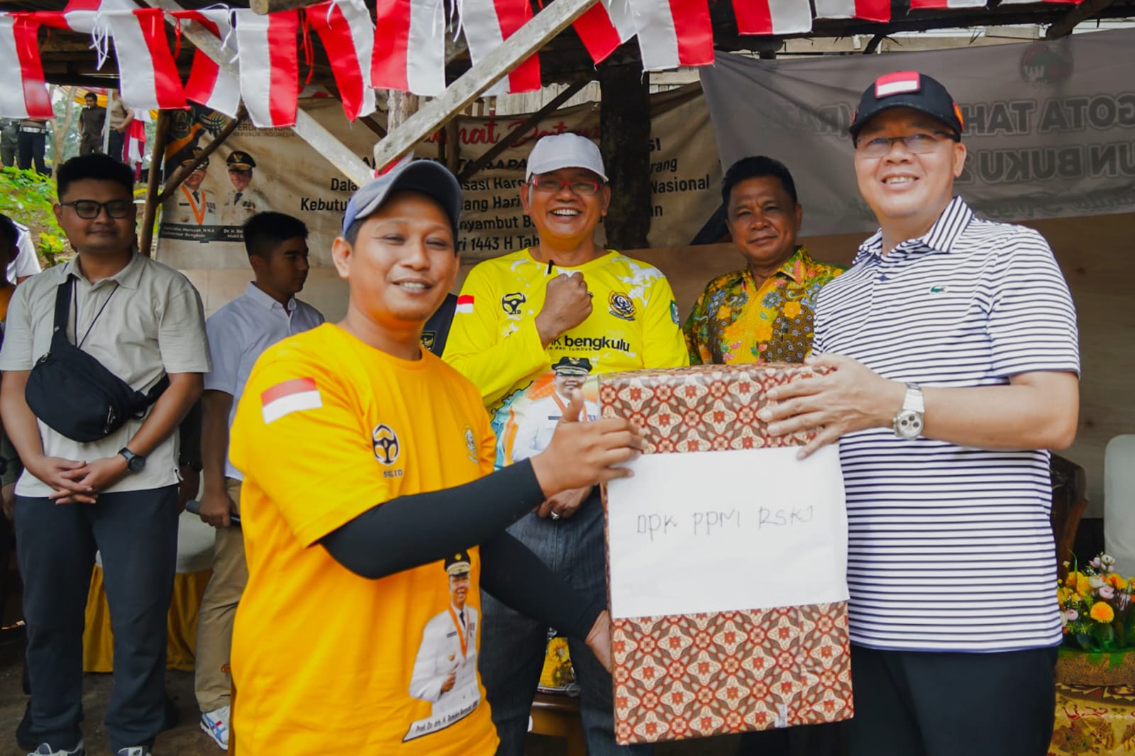 Sambut HUT ke-79 RI, Gubernur Rohidin Hadiri Lomba Mancing antar Driver OPD