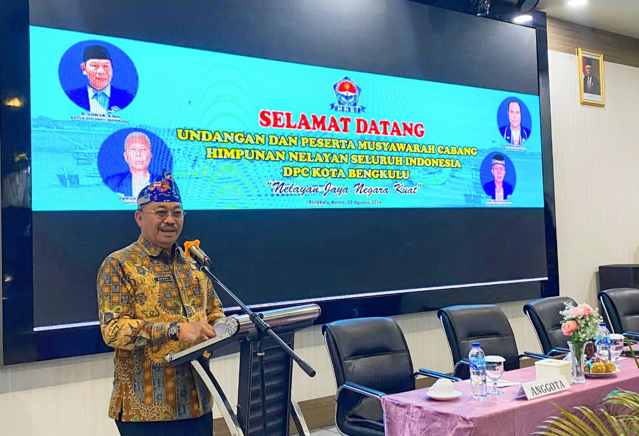 Hadiri Muscab HNSI Kota Bengkulu, Asisten II: Kolaborasi untuk Kesejahteraan Nelayan