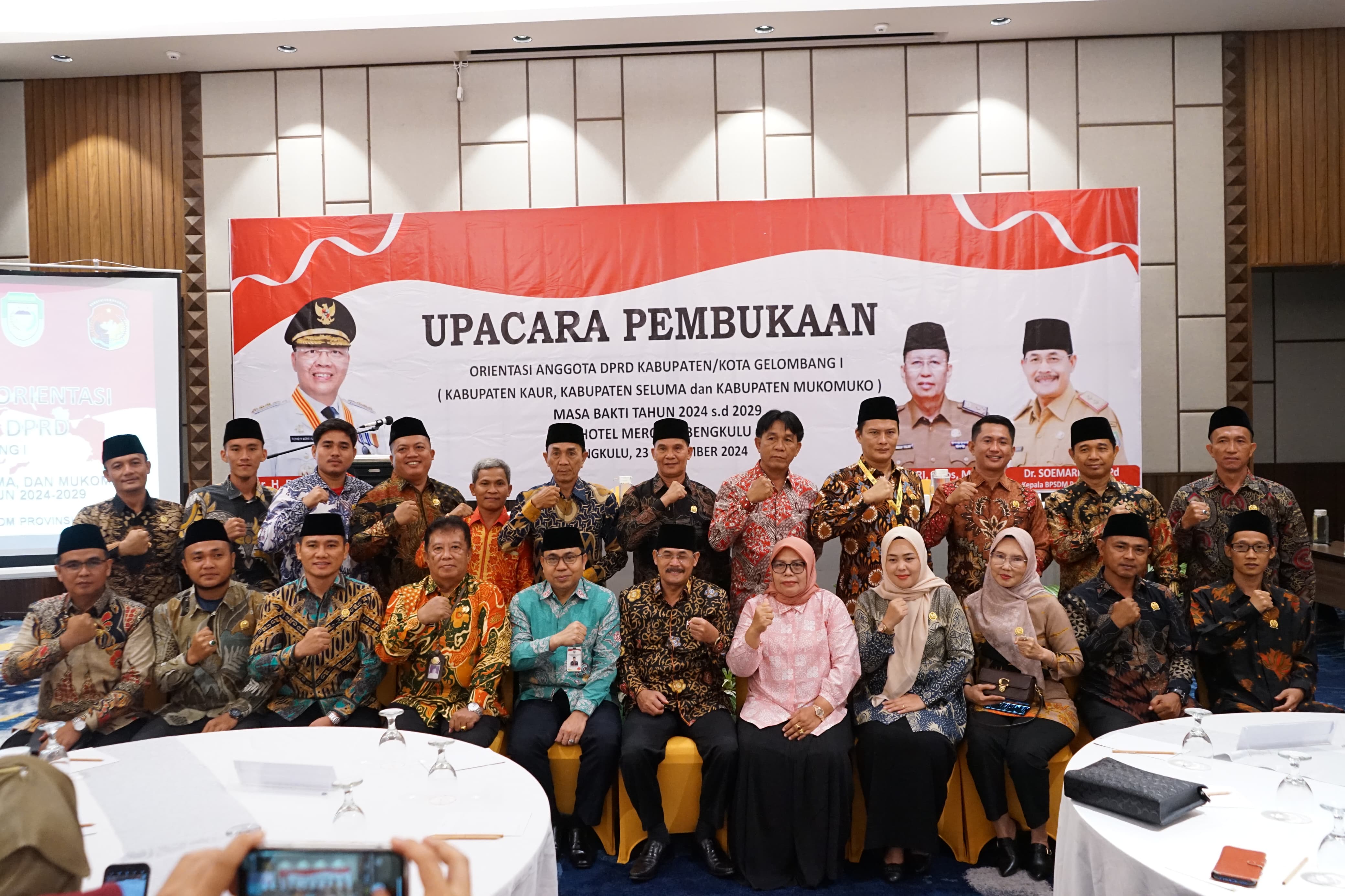 Orientasi Anggota DPRD Kabupaten/Kota di Provinsi Bengkulu: Komitmen dan Kolaborasi Jadi Fokus Utama