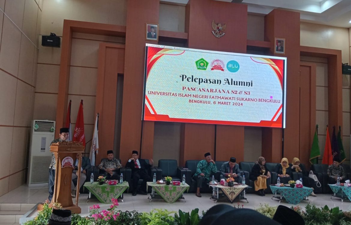 Pascasarjana UIN FS Bengkulu Lepas 69 Orang Alumni