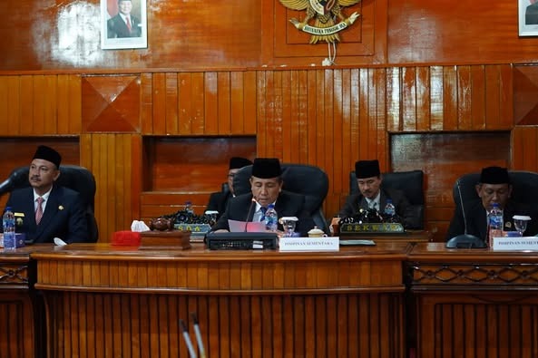 Rapat Paripurna Istimewa Pelantikan Pimpinan DPRD Masa Jabatan Tahun 2024-2029