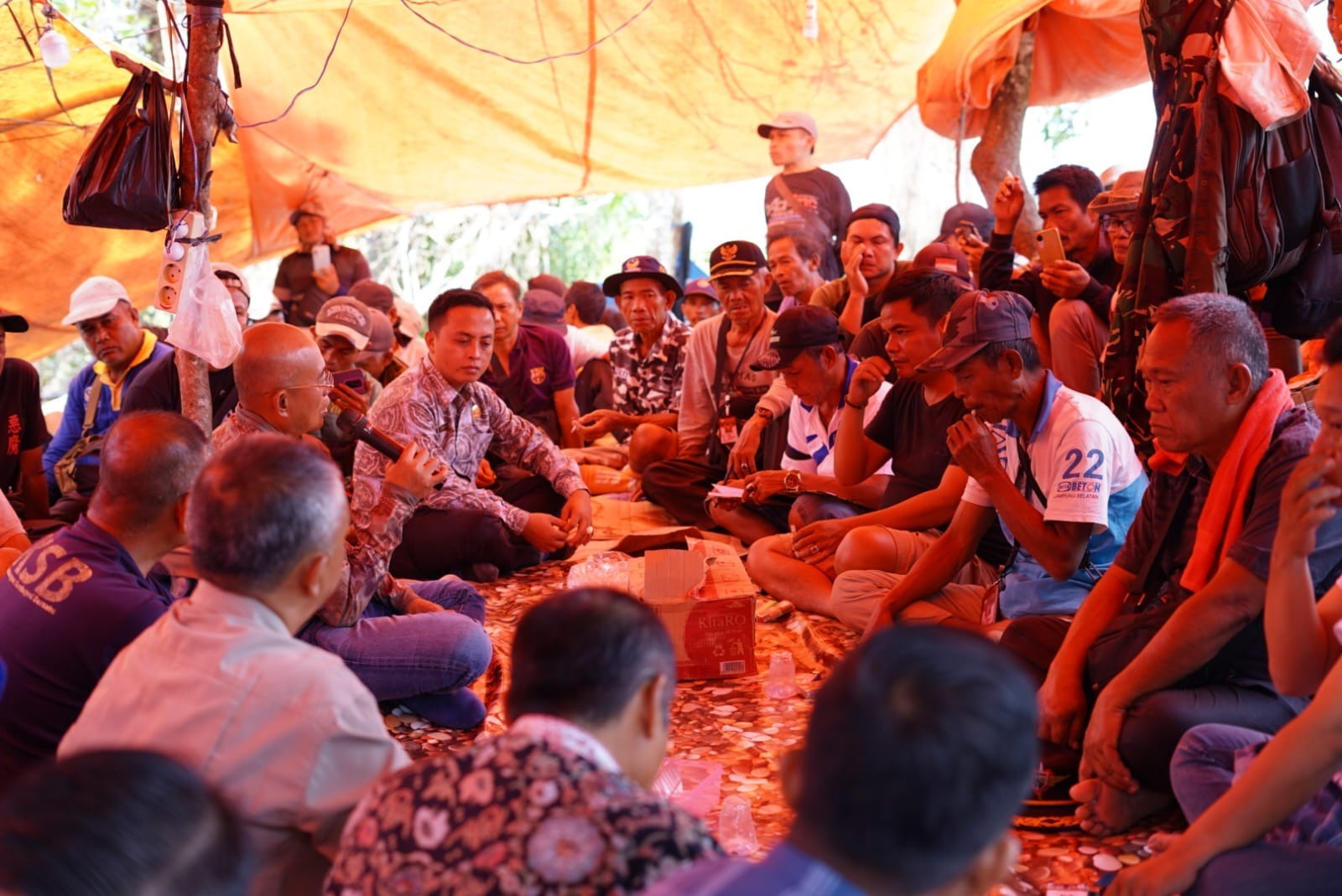 Anggota DPRD BS Temui Masyarakat Terkait Aksi Tapal Batas