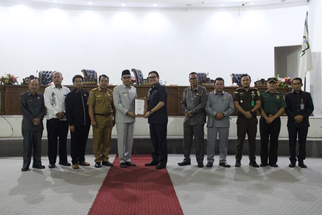 DPRD Kepahiang Gelar Paripurna Penandatanganan Nota Kesepakatan Ranwal PJMD Tahun 2025-2029