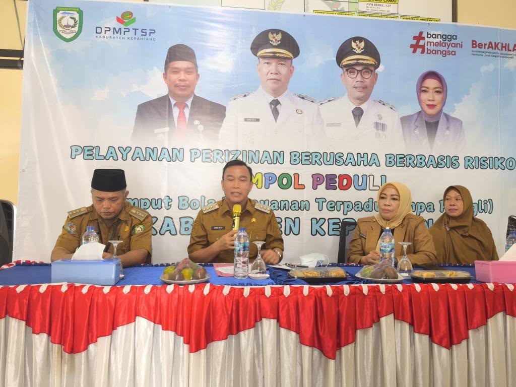 Mudahkan Perizinan Tanpa Pungli, Bupati Kepahiang Buka Layanan Jempol Peduli di Tebat Karai
