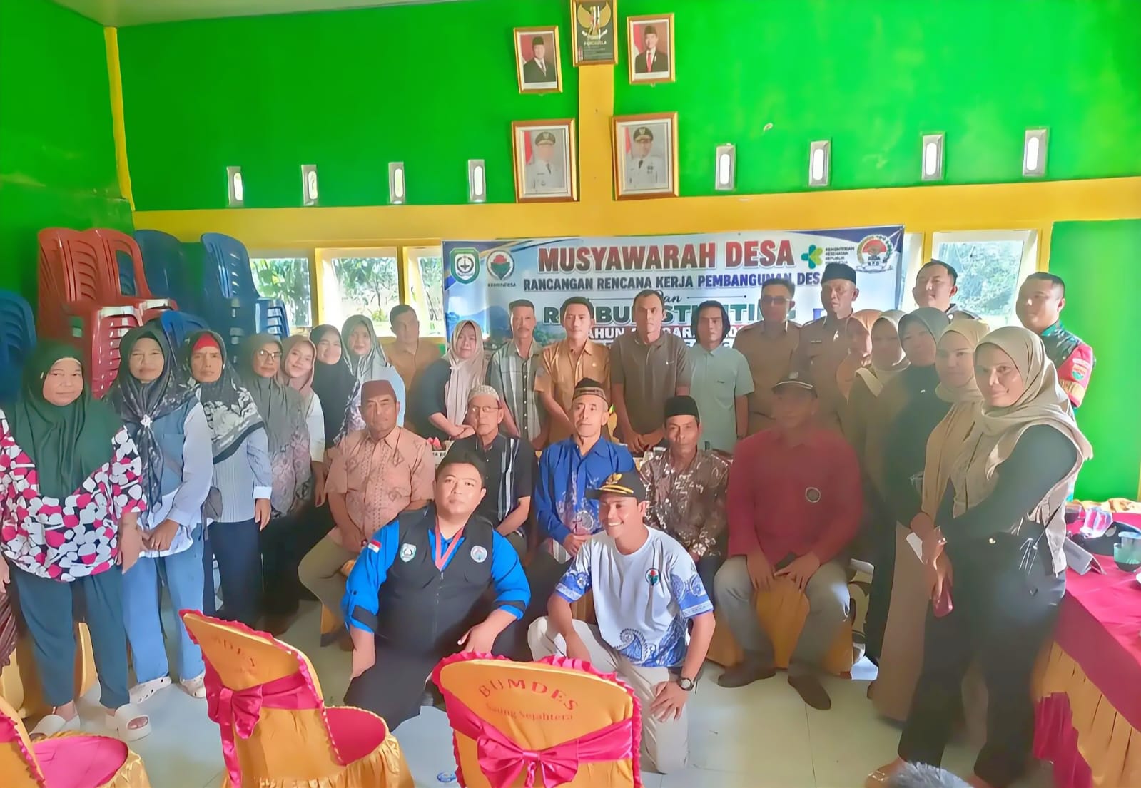 Percepat Penurunan Gizi Buruk, Pemdes Lubuk Saung Gelar Rembuk Stunting Secara Swadaya