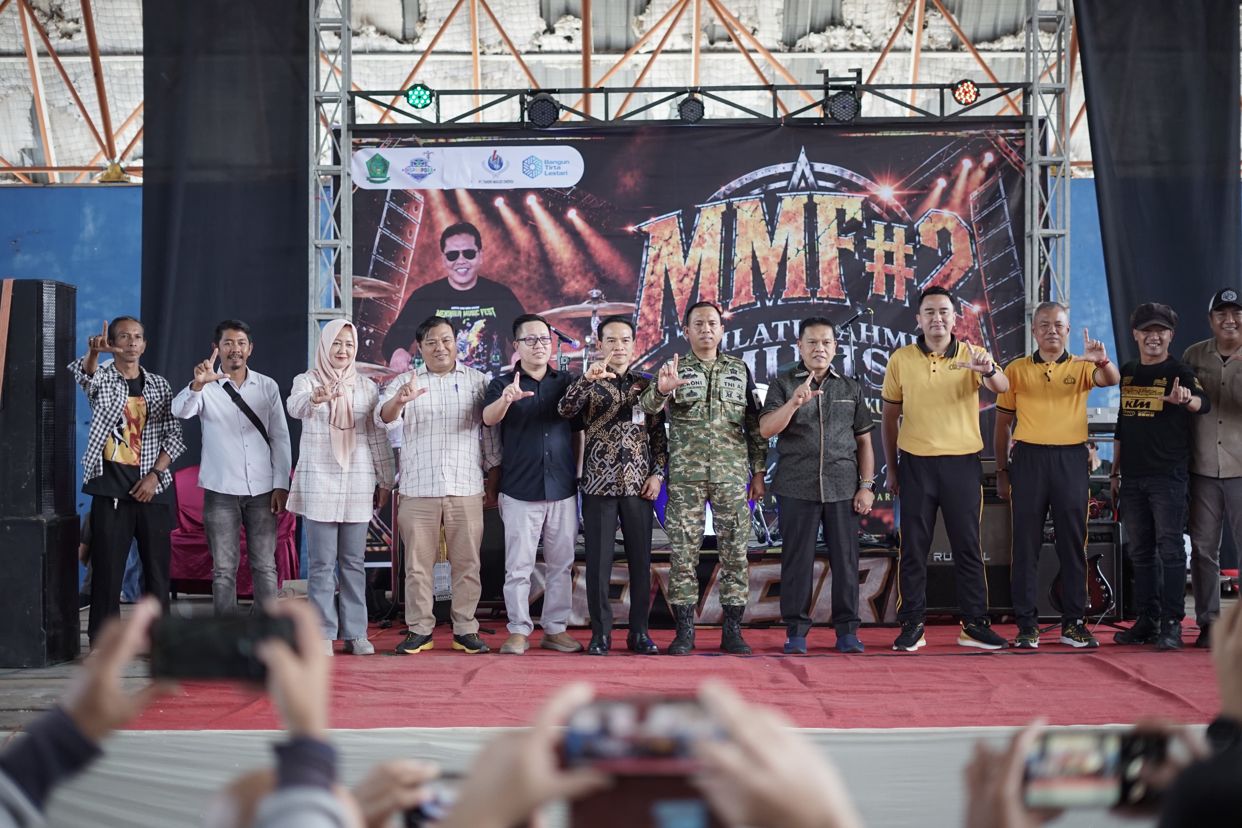 Bupati Lebong Buka Event Musik MMF ke-2, Jadi Ajang Silaturahmi Musisi Se-Provinsi Bengkulu