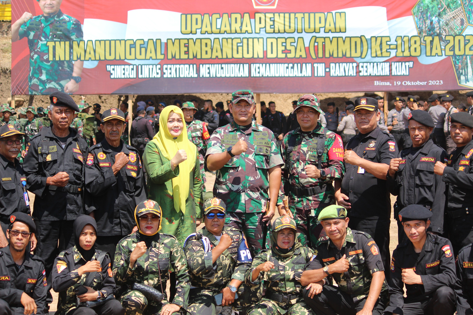 ( Upacara Penutupan Kegiatan TMMD Ke 118 )