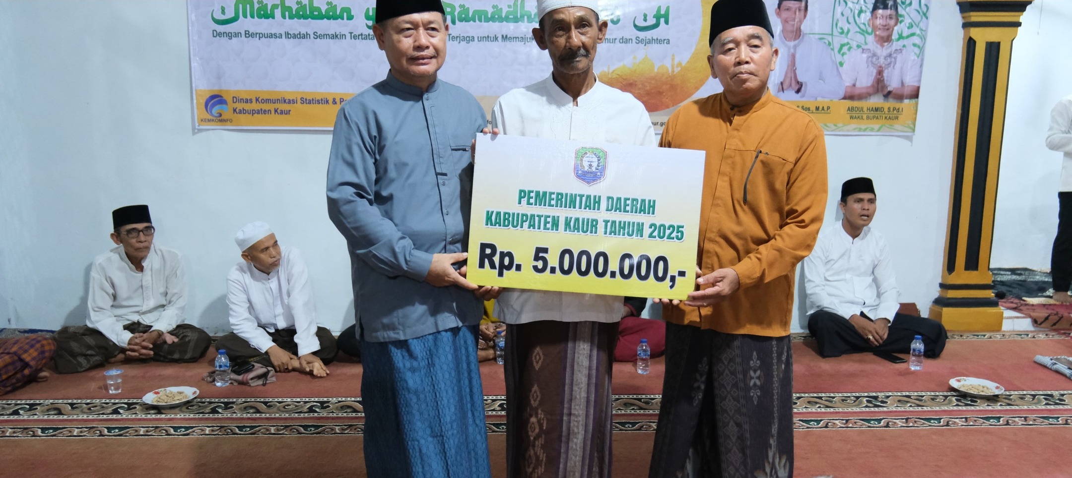 Asisten II Pimpin Safari Ramadhan di Desa Pajar Bulan Kecamatan Kaur Tengah