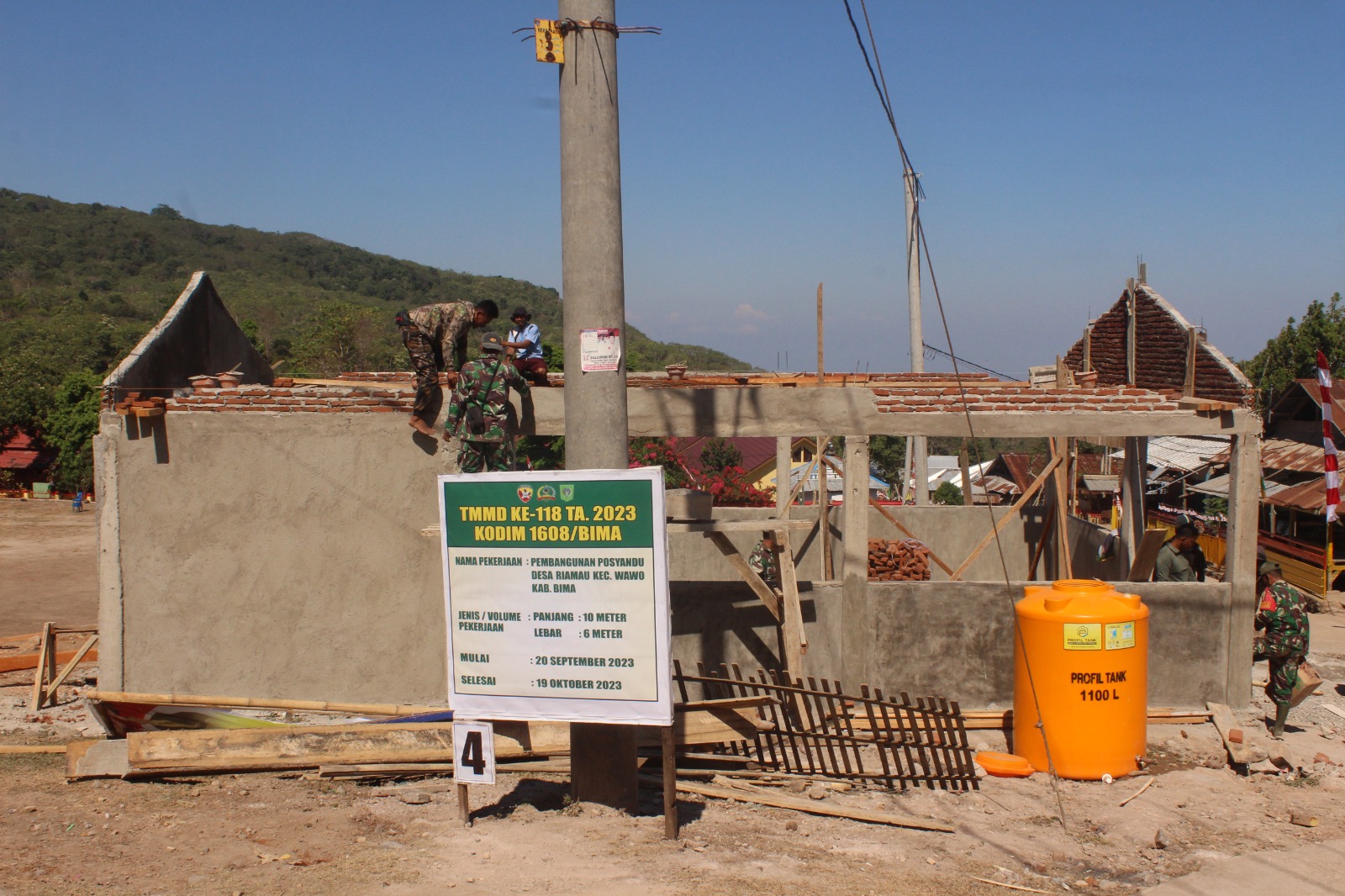 ( Pembangunan Posyandu )