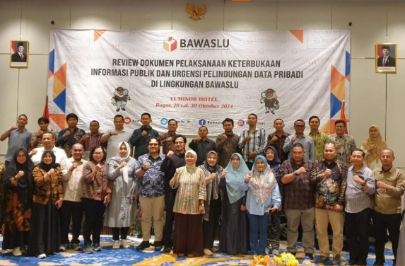 Bawaslu Provinsi Ikuti Reviu Dokumen Keterbukaan Informasi Publik di Bogor