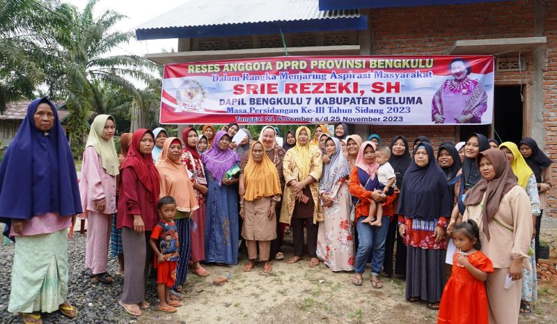Himpun Berbagai Usulan, Anggota Dewan Provinsi Sri Rezeki Reses di Kabupaten Seluma