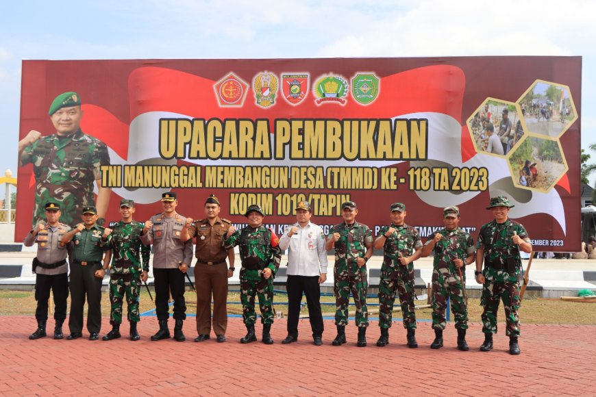 Pembukaan TMMD Ke 118 Kodim 1010/Tapin
