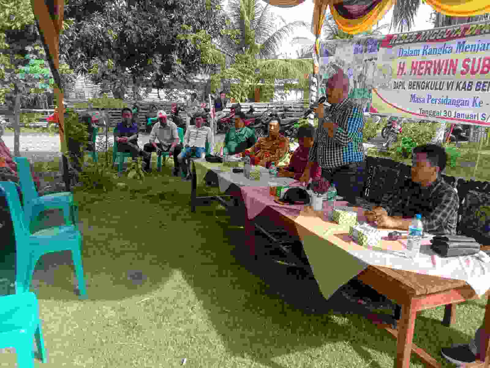 Herwin Suberhani Dengarkan Aspirasi Masyarakat Di Empat Desa