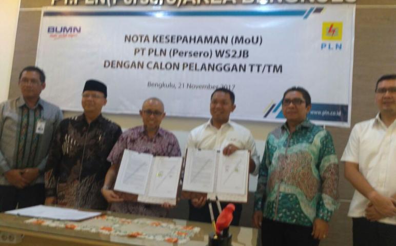 Pelindo II Bengkulu Mou PT PLN Kelistrikan 