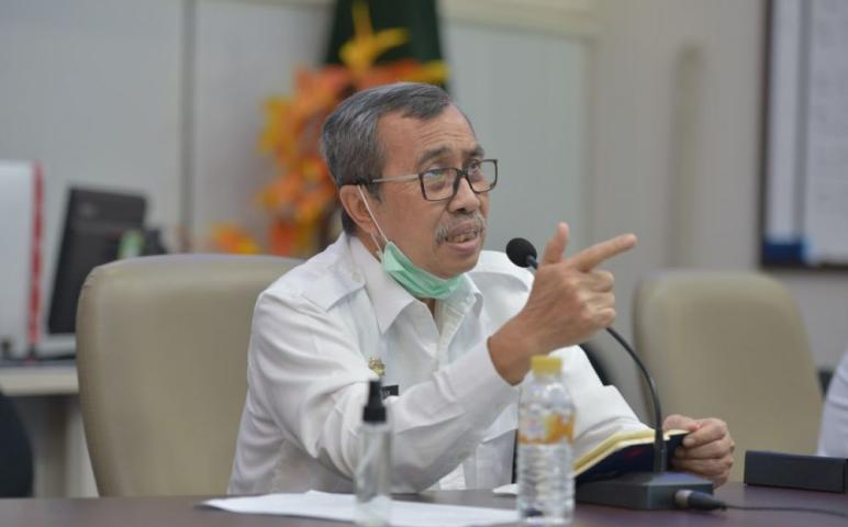 Rakor Pemkab/Kota, Gubri: Pemeritah Harus Kompak Selesaikan Program Kerja