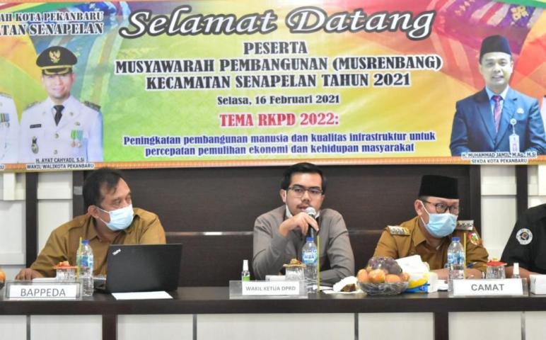 Ginda Burnama Hadiri Musrenbang Kecamatan Senapelan