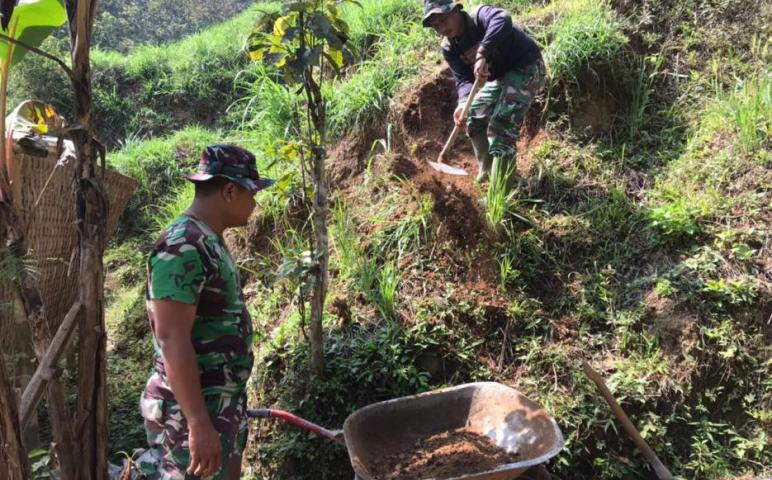 Kesabaran dan Keikhlasan Kunci Keberhasilan di TMMD Tulungrejo