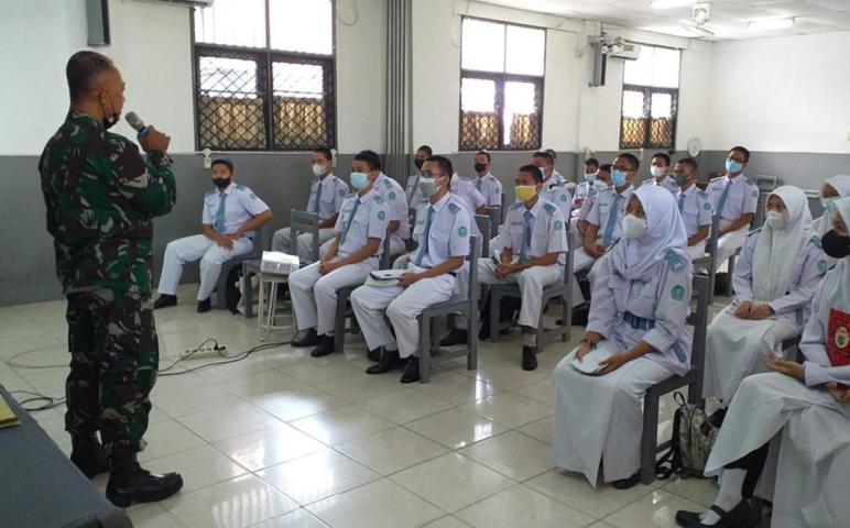  TMMD 112 Sasaran Non Fisik Penyuluhan Wasbang Direspon Positif Oleh Para Siswa 