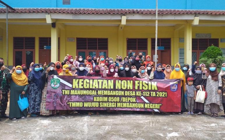 TMMD Bersama Vokasi UI Berikan Pelatihan Pengelolaan Keuangan Kepada Warga Pengasinan