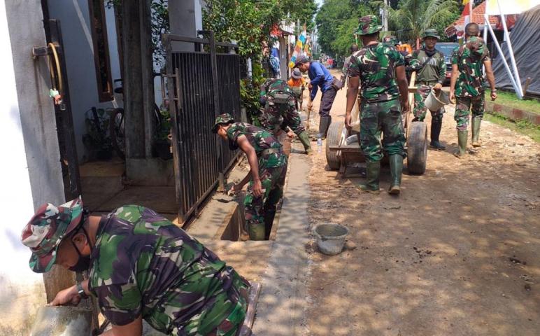 Pembangunan Drainse di Bedahan Mencapai 60 Persen