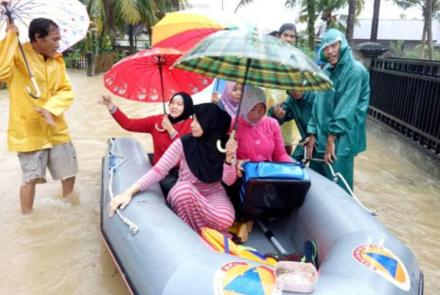 Beberapa wilayah di Kota Bengkulu terendam air bahkan beberapa wilayah terjadi banjir.