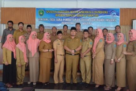 Sosialisasi Peraturan Menteri Komunikasi dan Informatika Nomor 10 Tahun 2015 tentang Tata cara Pendaftaran sitem elektronik Instansi Penyelenggara Negara