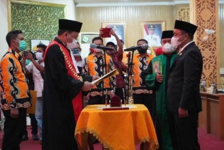 Baharudin Resmi Dilantik Sebagai Ketua DPRD Pelalawan