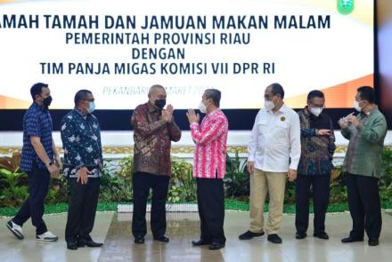 Pemerintah Provinsi Riau Gelar Ramah Tamah dengan Tim Panja Migas Komisi VII DPR RI