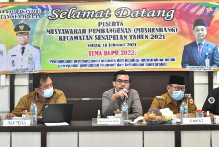 Ginda Burnama Hadiri Musrenbang Kecamatan Senapelan